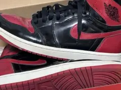 Nike Air Jordan 1 パテントブレット　赤/黒