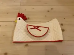 ハンドメイド　ニワトリ　ティッシュケース