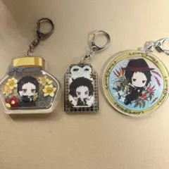 文豪ストレイドッグス芥川龍之介アクリルキーホルダー3点セット