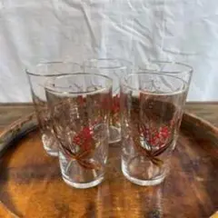 ガラス製飲料用グラス 6個セット