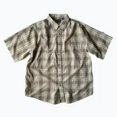 【USED】90s puritan ショートスリーブ チェックシャツ