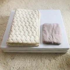 西川 ベビー敷きふとん キルトパッド まくら 3点セット レギュラーサイズ