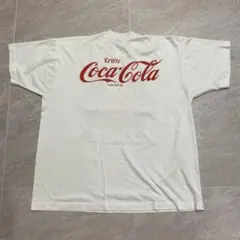 90s シングルステッチ USA製 コカコーラ マラソン大会 記念 アート T