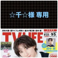 WEST. 切り抜き テレビライフNo.17