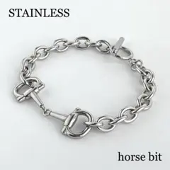 ☆新品　ホースビット チェーン ブレスレット アンカー ステンレス 316L