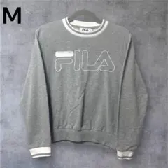FILA フィラ　グレー スウェット Mサイズ ビックロゴ