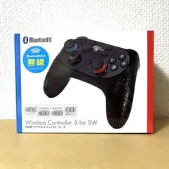 ゲームスピリッツ SW用ワイヤレスコントローラー3 ブラック Switch用
