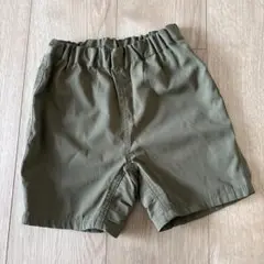 お値下げ♪無印良品　ハーフパンツ　ベビー　90cm カーキ