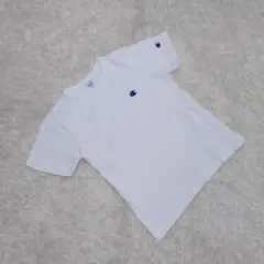チャンピオン　キッズ　130㎝　美品　ホワイト　Tシャツ　半袖　トップス