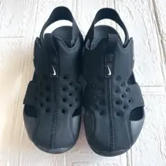 NIKE ナイキ サンレイ プロテクト2 ブラック 19㎝
