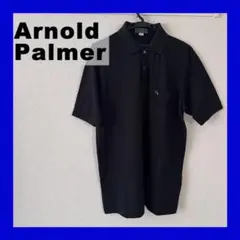 【美品】Arnold Palmer ブラック ポロシャツ　LLサイズ