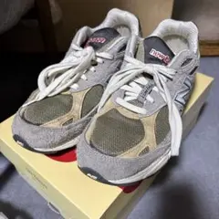 New Balance M990TG3 26cm グレー/オリーブ