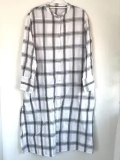 アズール バイ マウジー チェック シャツワンピ　AZUL by moussy