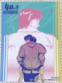 【匿名配送】シティーハンター　40周年記年　コラボステッカー