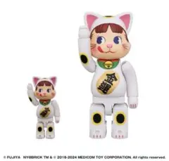 NY@BRICK 招き猫 ペコちゃんセット 100% 400% ニャーブリック