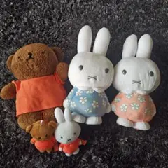ミッフィー　ボリス　ぬいぐるみセット