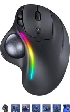 未使用充電式RGBトラックボールマウス