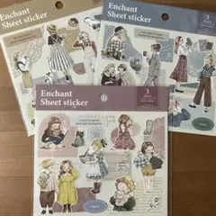 Enchant Sheet Sticker 3シートセット