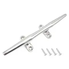 ステンレス クリート 25cm ネジ付き SUS304 ボート 船舶 管理A3