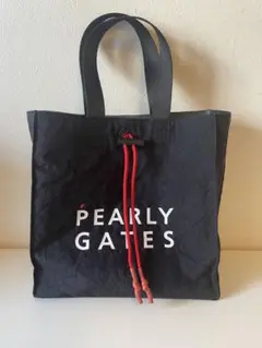 【美品】PEARLY GATES リサイクルショッパー風カートバッグネイビー