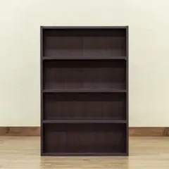 コミックラック　ロータイプ　ダークブラウン