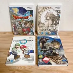 【Wiiソフト】4本セット⑨ マリオカートラストストーリー モンハン ドラクエX