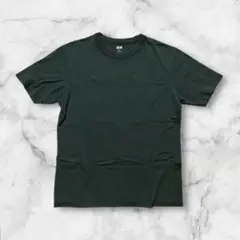 UNIQLO U Tシャツ Mサイズ ダークグリーン ユニクロ