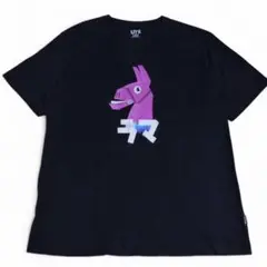 Fortnite ラマ Tシャツ M 黒 t96