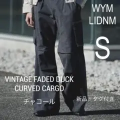 VINTAGE FADED DUCK CURVED CARGO チャコール S