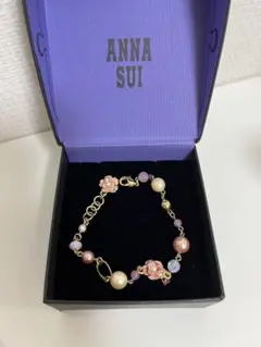 アナスイ ブレスレット 花 ピンク