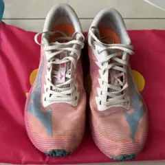 Mizuno ランニングシューズ WAVE DUEL 03 24cm ピンク