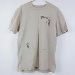 【ユニクロ】ウルトラマンTシャツ　ベージュ系　M　着丈66