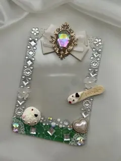 644.硬質ケース　デコトレカケース　トレカデコケース　クリームソーダ　アイス