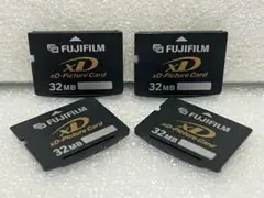 【美品・純正】FUJIFILM XDピクチャーカード 32MB 4枚 ケース付き