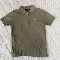 （値下げ）BURBERRY ポロシャツ 130A オリーブグリーン