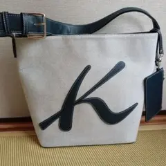 新品★キタムラセミショルダーバック ダークブルー