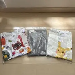 新品！ポケモン含むキッズTシャツ 120㎝3枚セット！