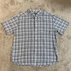 Eddie Bauer 半袖シャツ XL チェック柄