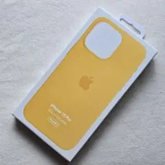 iPhone15Pro シリコーン ケース カバー サンシャインアップル ⑤純正