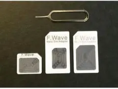 最終値下げ★F.Wave Concept nano SIM変換アダプター4点