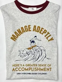 MONO-MARTリンガーサーフィンプリント半袖Ｔシャツ★ユニセックスタイプ。