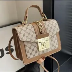 2wayタイプ ハンドバッグ ショルダーバッグ ベージュ