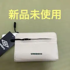 アンブロ　二つ折り財布　メンズ　ベージュ