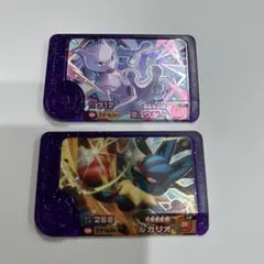 ポケモンフレンダ ベストタッグ1弾 メガルカリオ ミュウツー 2枚セット