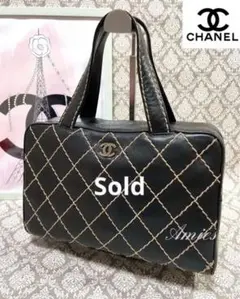 美品★ CHANEL シャネル ワイルドステッチトートバッグ