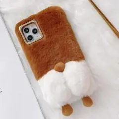 【ラスト1点】アニマル ヒップ モフモフ iPhone15 ケース スマホカバー