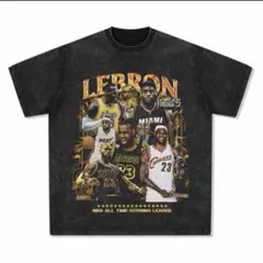 NBA レブロン　LeBron James　ヴィンテージ加工Tシャツ　L
