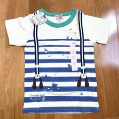 新品 motherways 半袖　Tシャツ マリン　男の子　110㎝