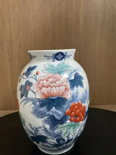 鍋島焼 青山窯 鍋島青山 色鍋島壷 壺 高さ46㎝ 飾り壷 青磁 花瓶 鍋島焼 青山窯 鍋島青山 色鍋島壷 壺 高さ46㎝ 飾り壷 青磁 花瓶
