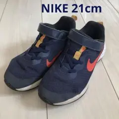 NIKE 21cm スニーカー(ネイビー)
